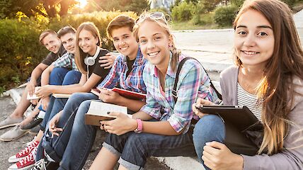 Adolescents en séjour en Irlande